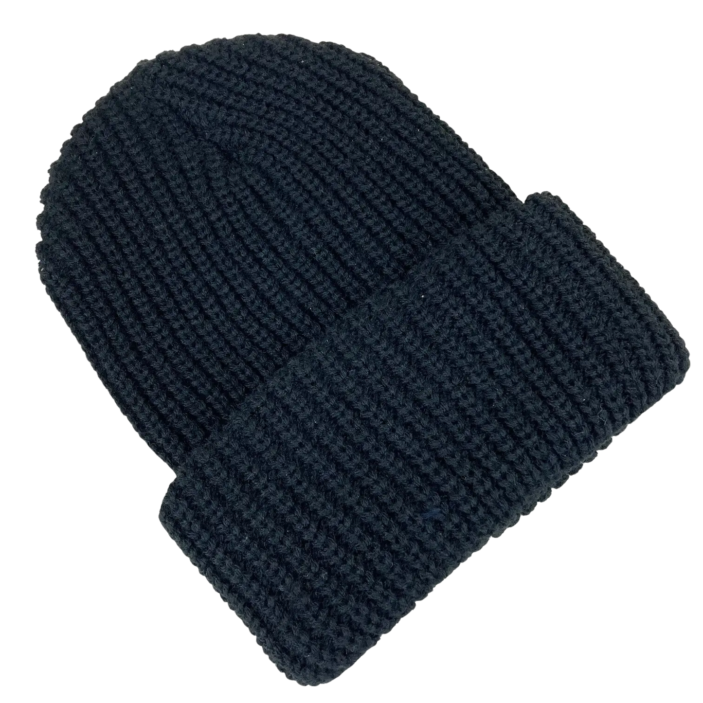 Black Cuff Patch Beanie Family Meal Official