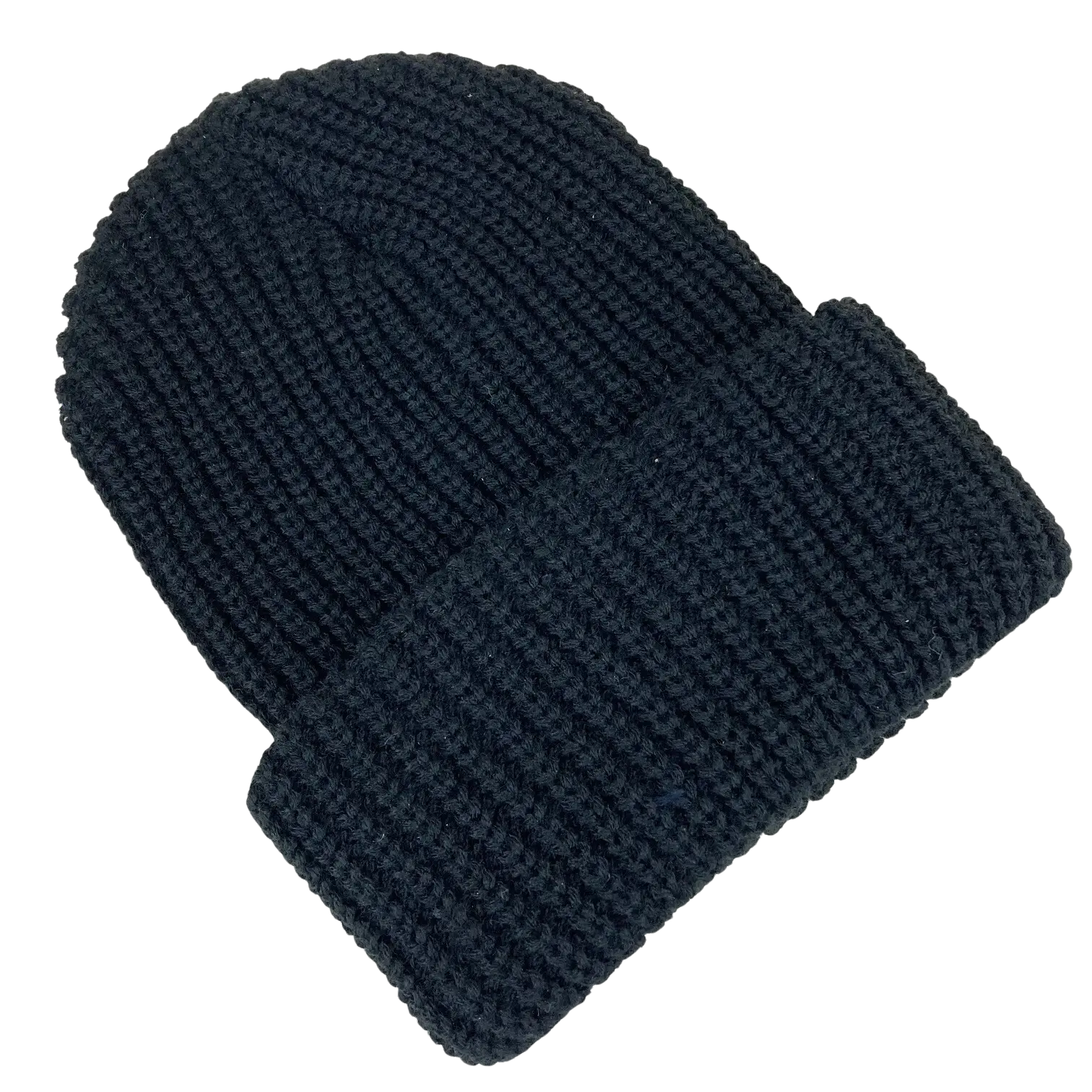 Black Cuff Patch Beanie Family Meal Official