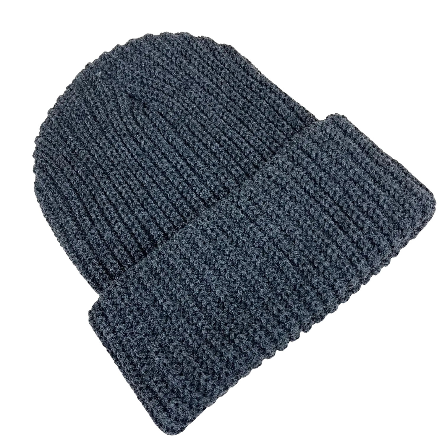 Grey Cuff Patch Beanie Family Meal Official