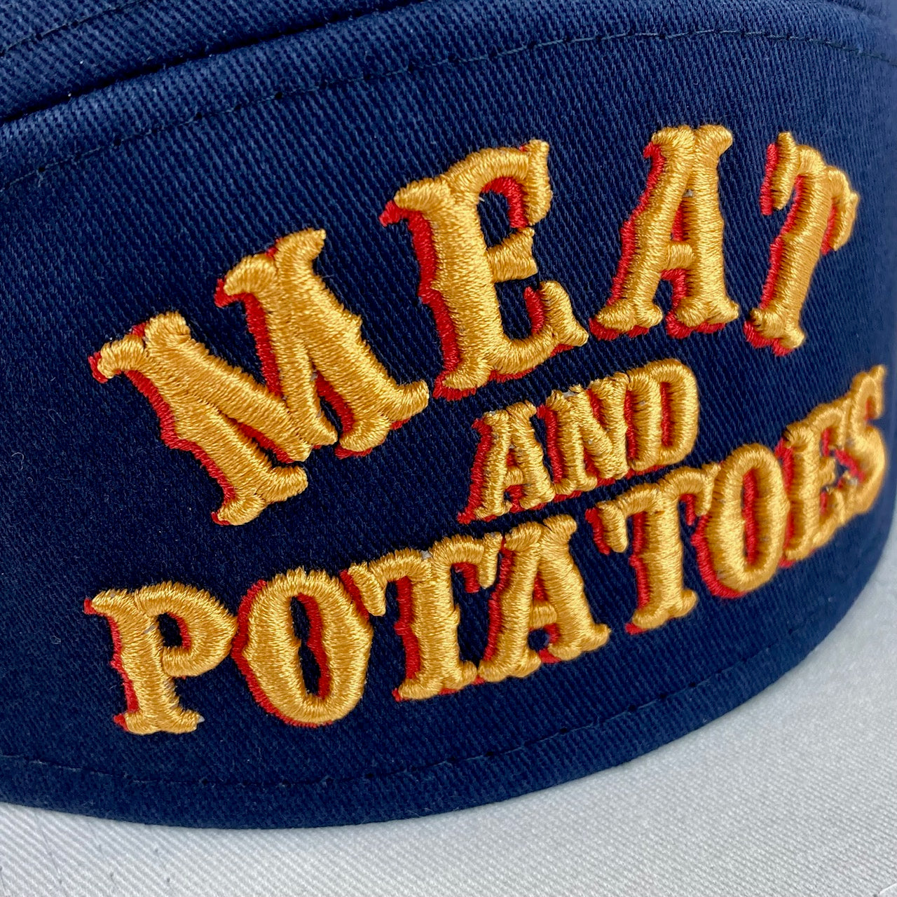 Meat & Potatoes Navy / White Tradesman Family Meal Official