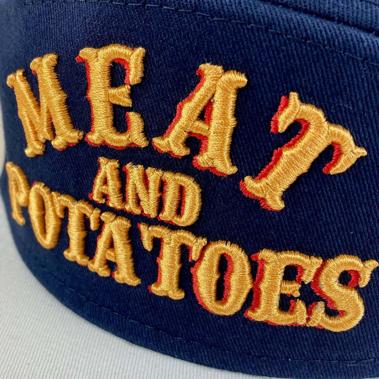 Meat & Potatoes Navy / White Tradesman Family Meal Official