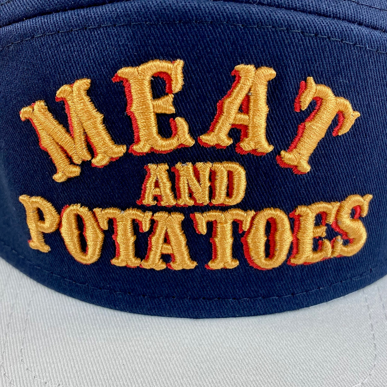 Meat & Potatoes Navy / White Tradesman Family Meal Official