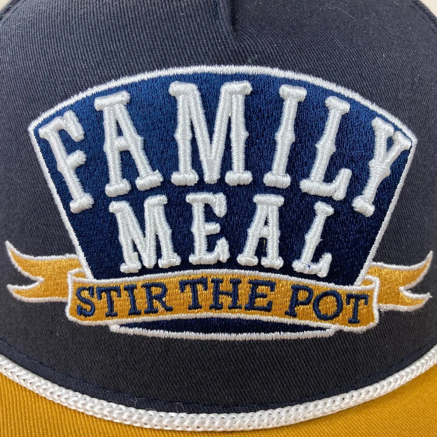 Navy & Mustard Stir the Pot Family Meal Official