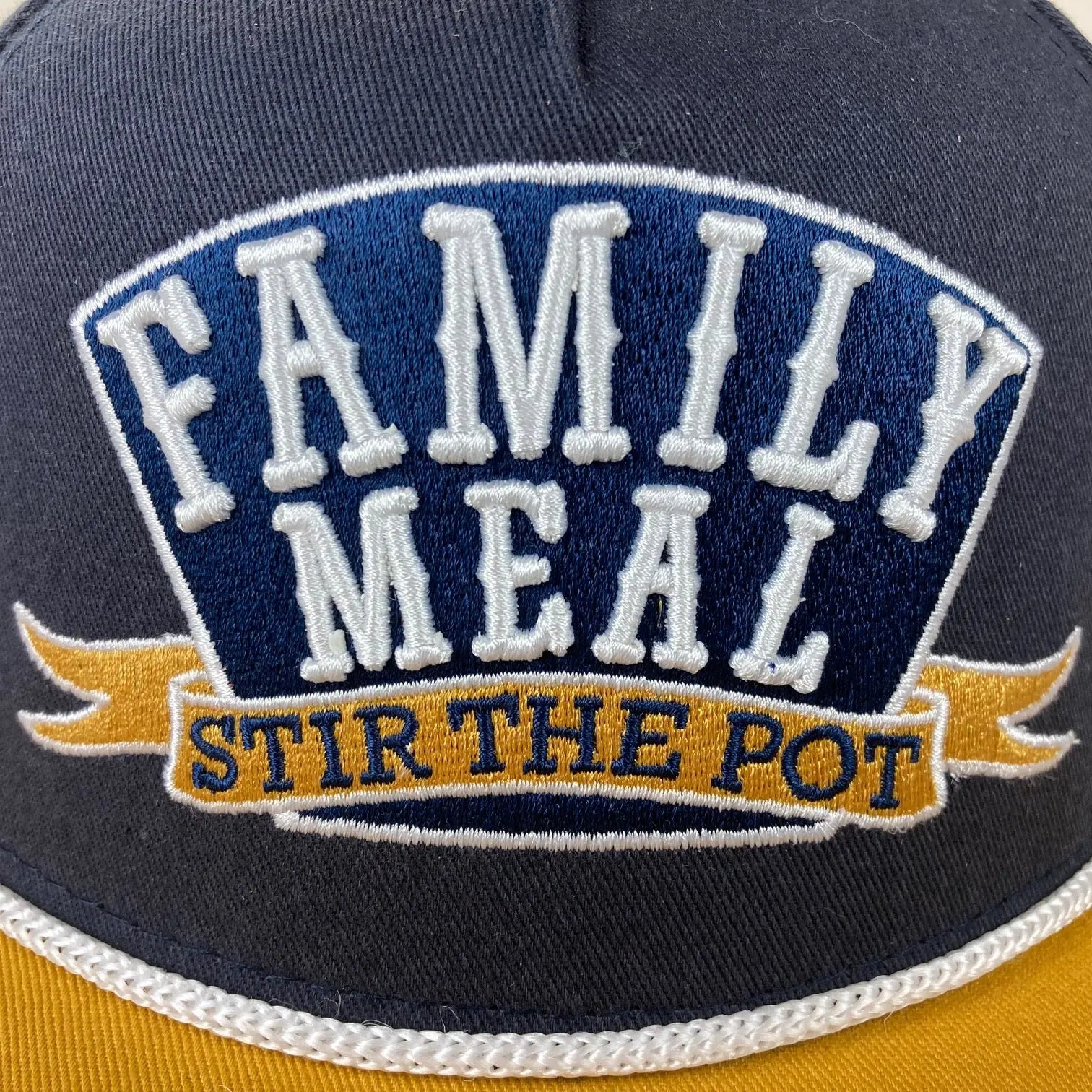 Navy & Mustard Stir the Pot Family Meal Official