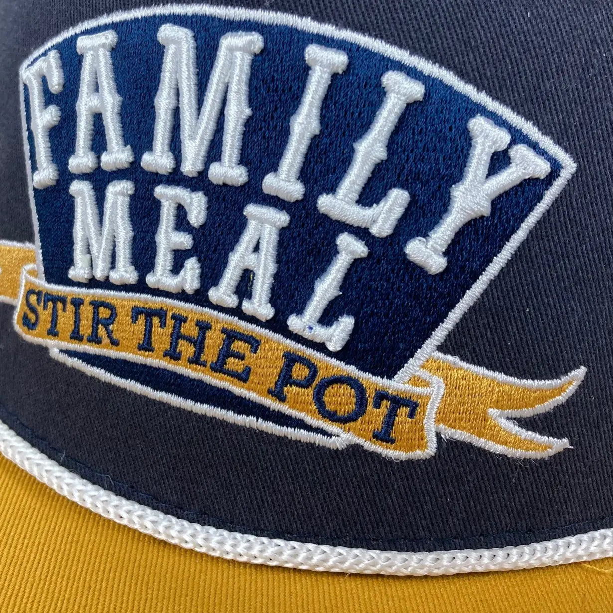 Navy & Mustard Stir the Pot Family Meal Official