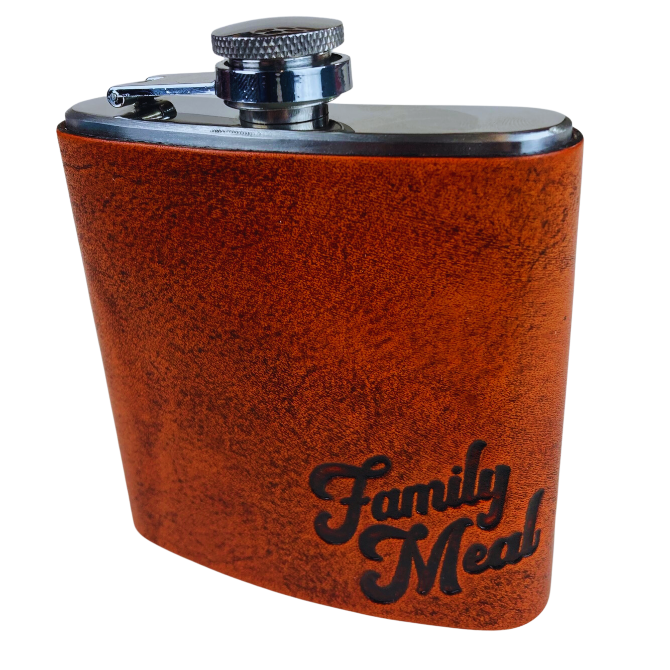 Handmade Leather Flask Family Meal Official