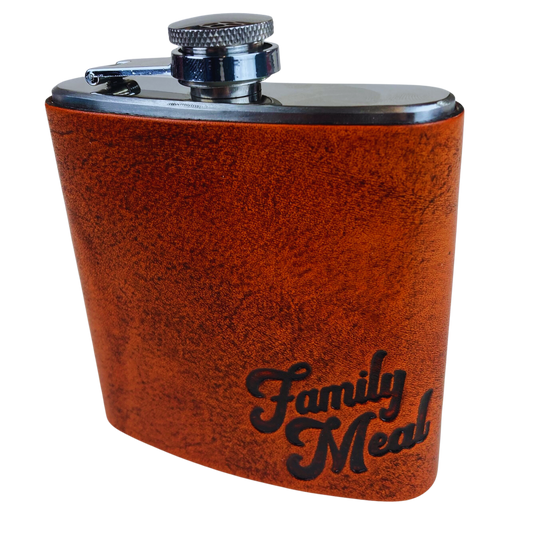 Handmade Leather Flask Family Meal Official