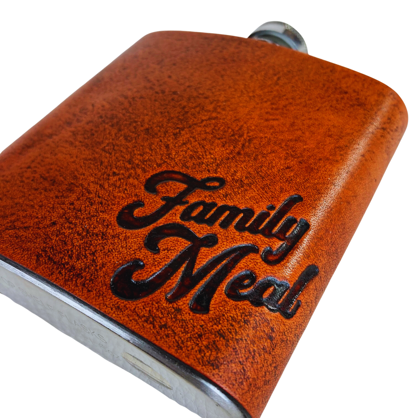 Handmade Leather Flask Family Meal Official