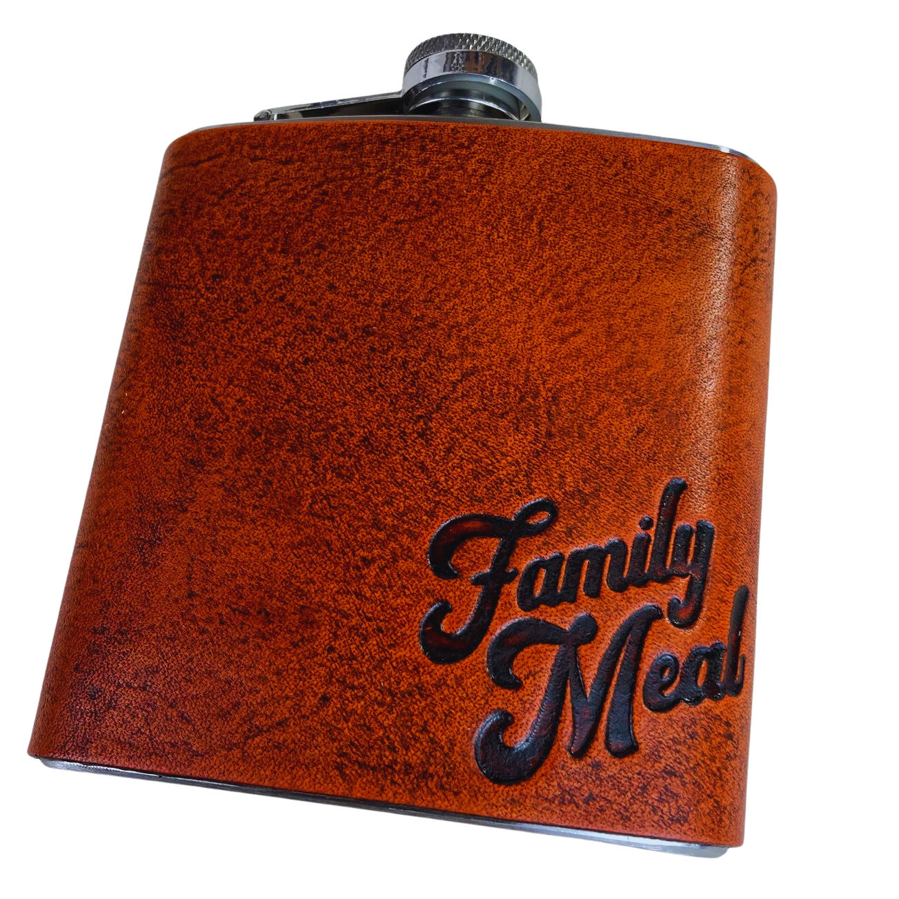 Handmade Leather Flask Family Meal Official